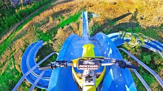 DIRT BIKE VS WATERPARK JUMP!!