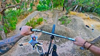 BMX RIDING AT THE DIRT JUMP PARADISE!