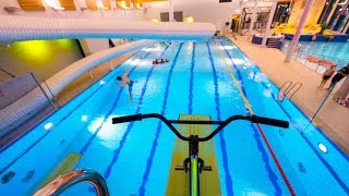 BMX VS PUBLIC SWIMMING POOL!