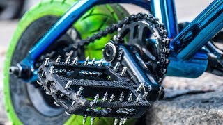 BMX DEATH PEDALS ON MY BIKE!