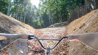 FOUND HIDDEN BMX PARK IN THE FOREST
