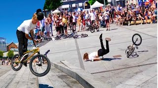 BRUTAL FACEPLANT AT BMX STREET JAM
