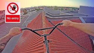 BMX ROOFTOP SECURITY ESCAPE!