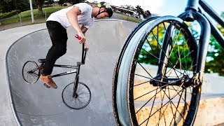 NO TIRE BMX RIDING! *FLAIR*
