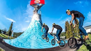 BURGER KING DEATH SPINE ON BMX! (FLIP)