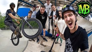 BMX RIDING WITH THE MAFIA BIKE CREW