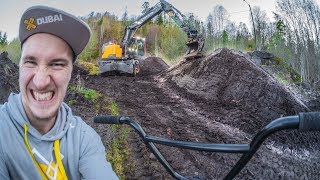 OUR NEW BMX DIRT JUMP PARK IS INSANE!!