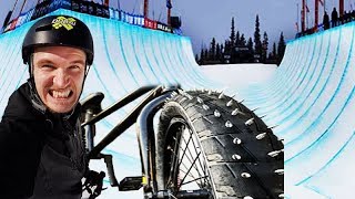 THE DEADLY BMX TIRES VS MEGA HALF PIPE (FLAIR)