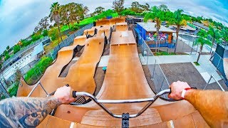 INSANE BMX MEGA RAMP TRACK IN CALIFORNIA!