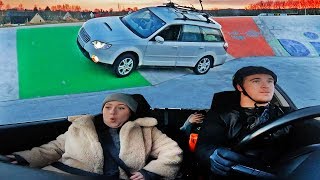 SKATEPARK CAR DRIVING!
