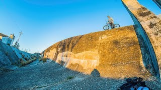 10 Ft BMX BOMB DROP INTO DITCH!