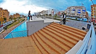 MY BIGGEST 360 BARSPIN STAIR GAP!