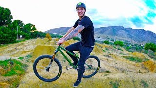 MY FIRST TIME RIDING MTB ON DIRT JUMPS!!