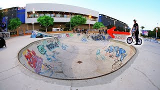 HIGH SPEED RAMP GAP ON MY NEW BMX!!