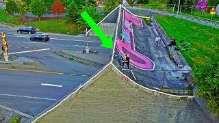CRAZY BMX ARCHITECTURE AT THE HIGHWAY!