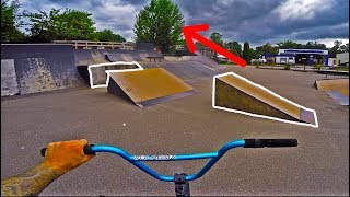 THE BMX DOUBLE DEATH GAP!