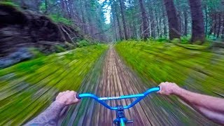 INSANE BMX HILLBOMB TRACK IN FOREST!