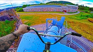 BMX RIDING AT A WW2 BUNKER!
