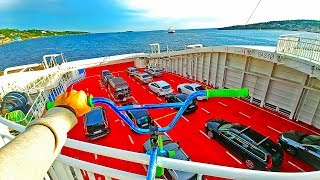 MINI BMX RIDING ON A BOAT!