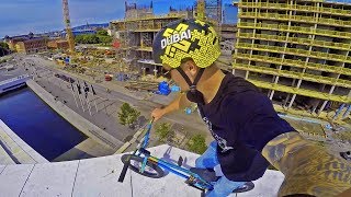 INSANE BMX RIDING ON THE EDGE!!