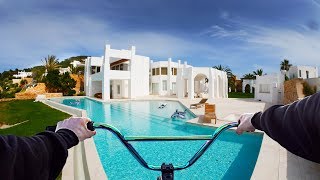 RIDING BMX IN A LUXURY MANSION ON IBIZA!