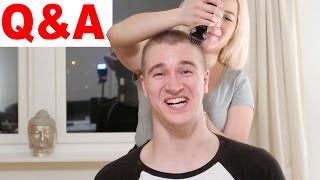 SHAVING OFF ALL MY HAIR FOR A Q&A!