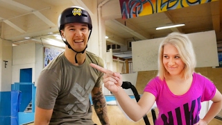 MY GIRLFRIEND FORCED ME TO TRY A SKETCHY BMX...