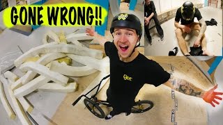 THE BMX FRONTFLIP CHALLENGE!!(GONE WRONG)