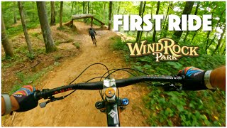 First Trip to WINDROCK Bike Park - Riding...