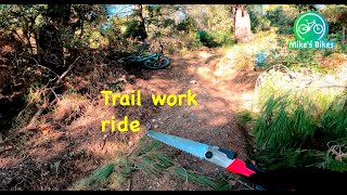 Trail work and ride with friends! MTB in Greece!