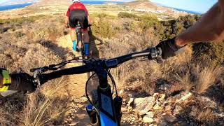 Ridelog Lefkes to Molos through Byzantine trail