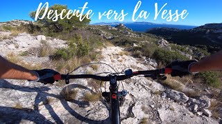 Descente vers la Vesse | La Vesse (Le Rove)