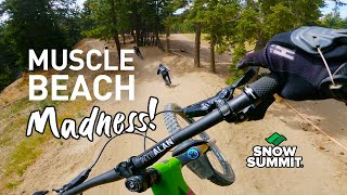 Tricks and Whips on Snow Summit's Muscle Beach!
