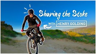 Henry Golding got us STOKED! Mountain biking...