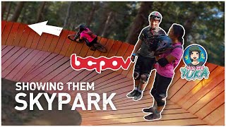 Famous MTB Youtubers ride Skypark Bike Park
