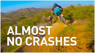 ALMOST NO CRASHES. Rad day with @The Outsider...