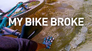 MY BIKE BROKE! Awesome day on Vail Lake MTB...