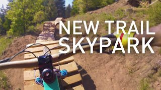 Skypark's Newest MTB Trail. Evergreen's black...