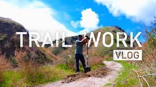 VLOG : MTB trail work - Part 1. Making a trail...