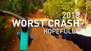 My worst mountain bike crash of...
