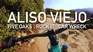 Aliso Mountain Bike Trails : Riding blind....