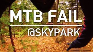 MTB Fail at Skypark - 'Comet' Mountain Bike...