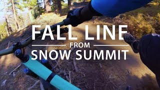 'Fall Line' Mountain Bike Trail - Snow Summit