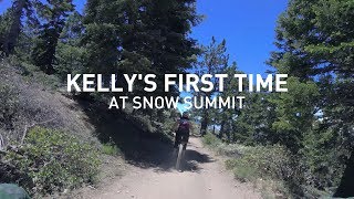 Kelly's First Time at Snow Summit - Going...