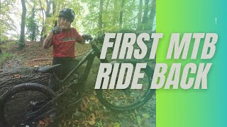 First mtb ride back from injury