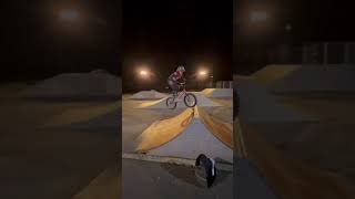 Slip n slide in da skatepark #bmx 
