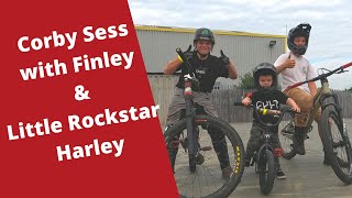Corby sess with Finley Davies & little...