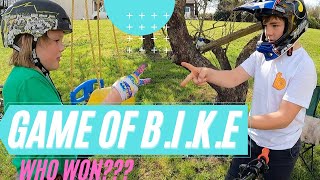 Game of B.I.K.E with Finley.D.‍♂️