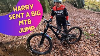 Huge mtb jump sent ✅ 