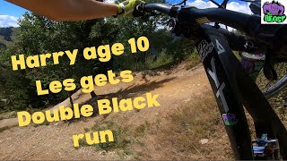 GoPro Les gets double black run #age10